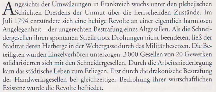 aus: ´Geschichte der Stadt Dresden´ von Uwe Schieferdecker, 2003, Seite 58