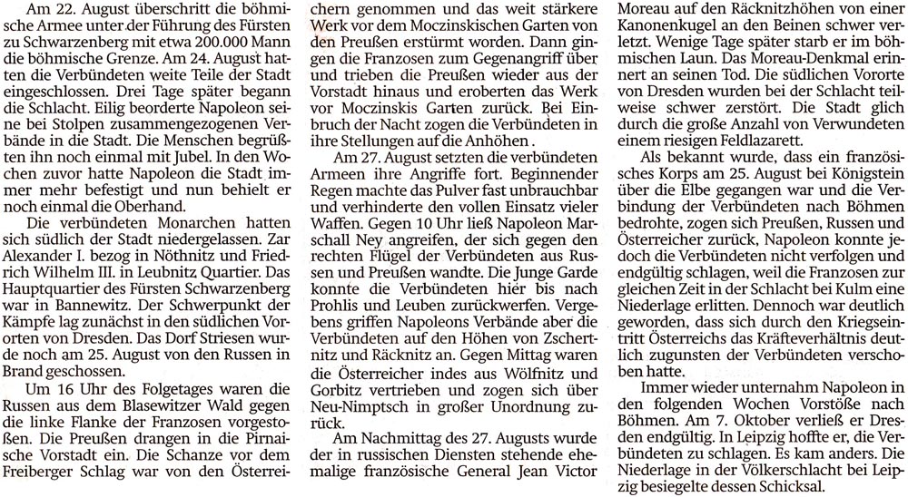 aus: ´Sächsische Zeitung´, vom 26. August 2023