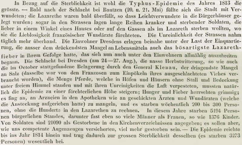 Nach den Schlachten bei Bautzen und Dresden vegetieren Tausende Soldaten dahin.