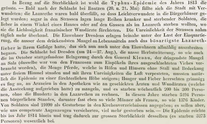 Nach den Schlachten bei Bautzen und Dresden vegetieren Tausende Soldaten dahin.