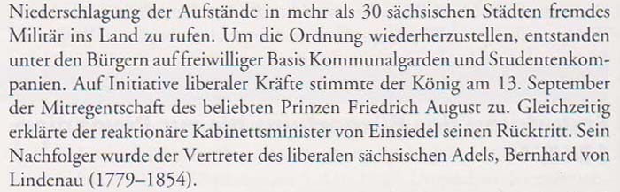 aus: ´Geschichte der Stadt Dresden´ von Uwe Schieferdecker, 2003, Seite 70
