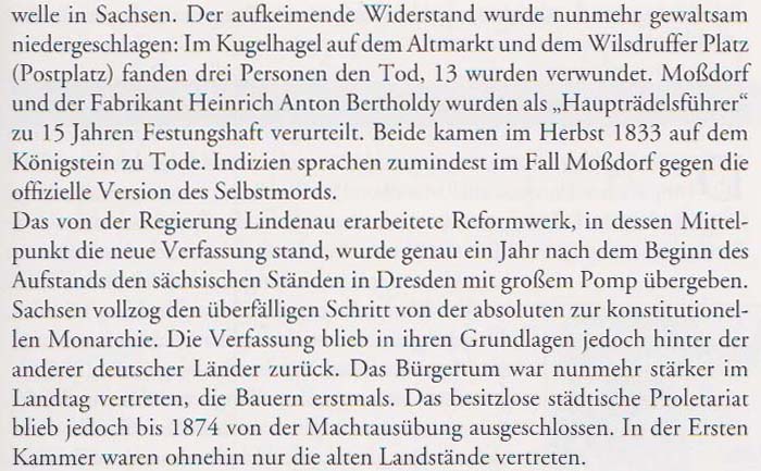 aus: ´Geschichte der Stadt Dresden´ von Uwe Schieferdecker, 2003, Seite 71