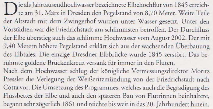 aus: ´Geschichte der Stadt Dresden´ von Uwe Schieferdecker, 2003, Seite 75
