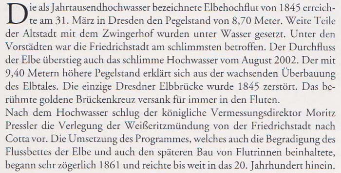 aus: ´Geschichte der Stadt Dresden´ von Uwe Schieferdecker, 2003, Seite 75