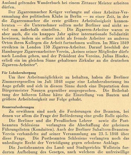 Zur Frühgeschichte der deutschen Gewerkschaftsbewegung 1800 - 1849, Seite 123