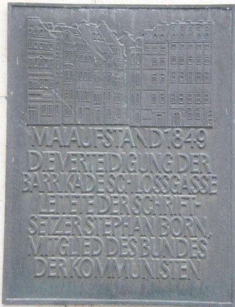 Wandtafel am Altmarkt