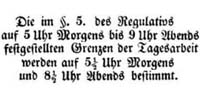 das ´Gesetz zur Kinderarbeit´ vom 16. März 1853