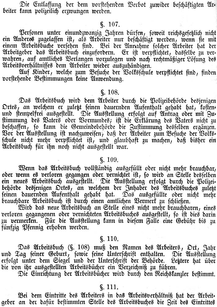 das ´Gesetz, betreffend die Abänderung der Gewerbeordnung´ vom 17. Juli 1878 - Teil 2