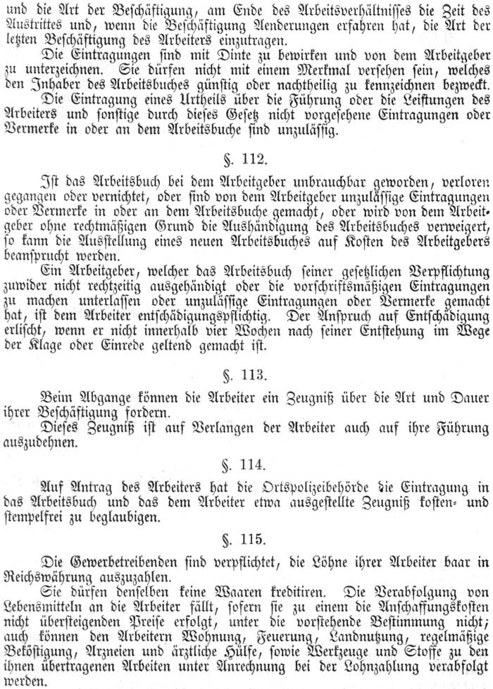 das ´Gesetz, betreffend die Abänderung der Gewerbeordnung´ vom 17. Juli 1878 - Teil 3