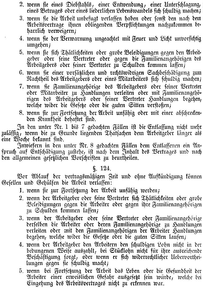 das ´Gesetz, betreffend die Abänderung der Gewerbeordnung´ vom 17. Juli 1878 - Teil 6