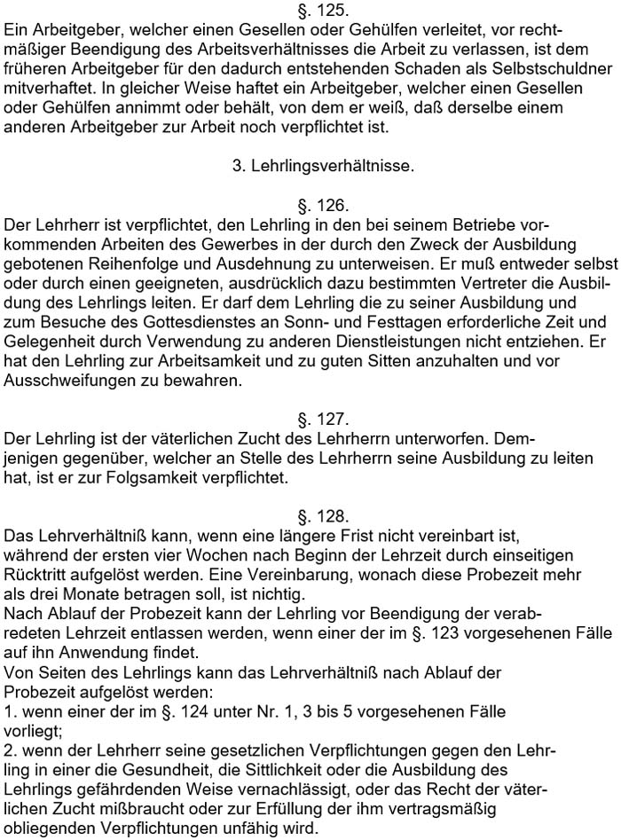 Text zum ´Gesetz, betreffend die Abänderung der Gewerbeordnung´ vom 17. Juli 1878 - Teil 7