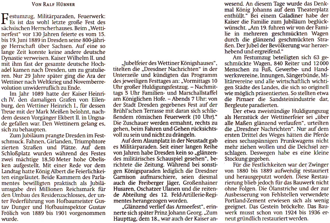 Artikel in der ´Sächsischen Zeitung´ vom 29. Juni 2019