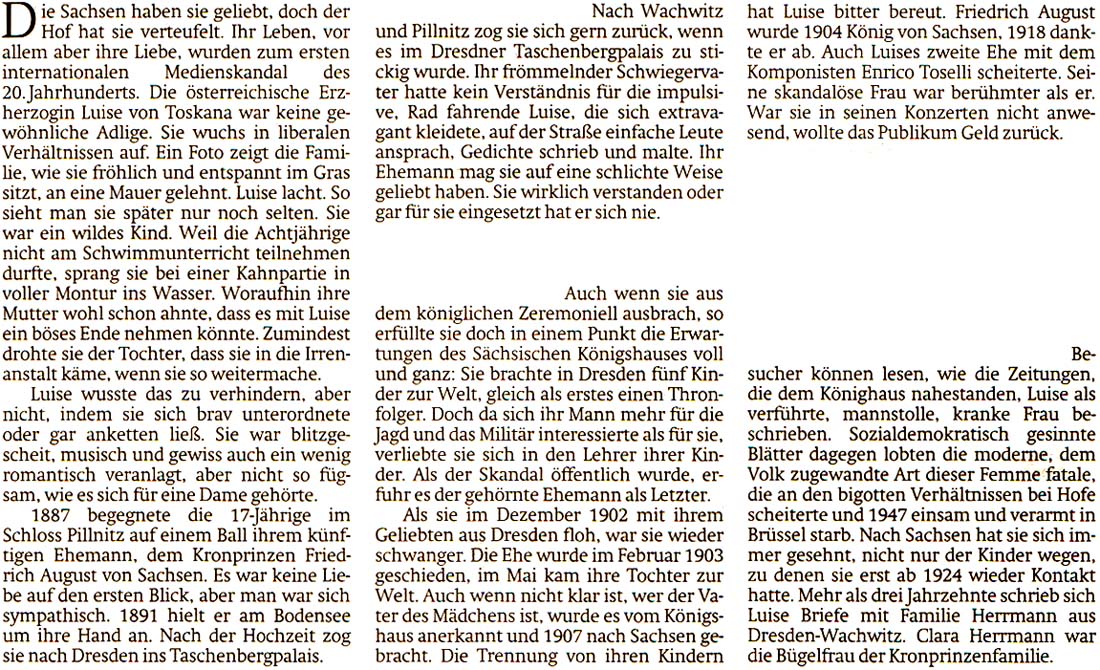 aus ´Sächsische Zeitung´ vom 28. April 2017