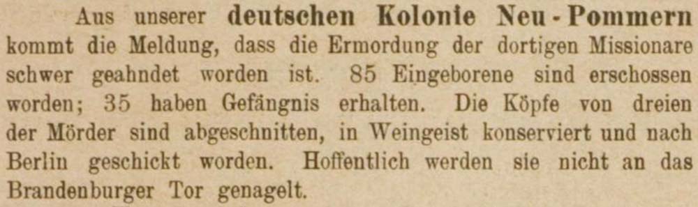 Artikel in der ´Die Sachsenstimme´ vom 8. Januar 1905, Seite 3
