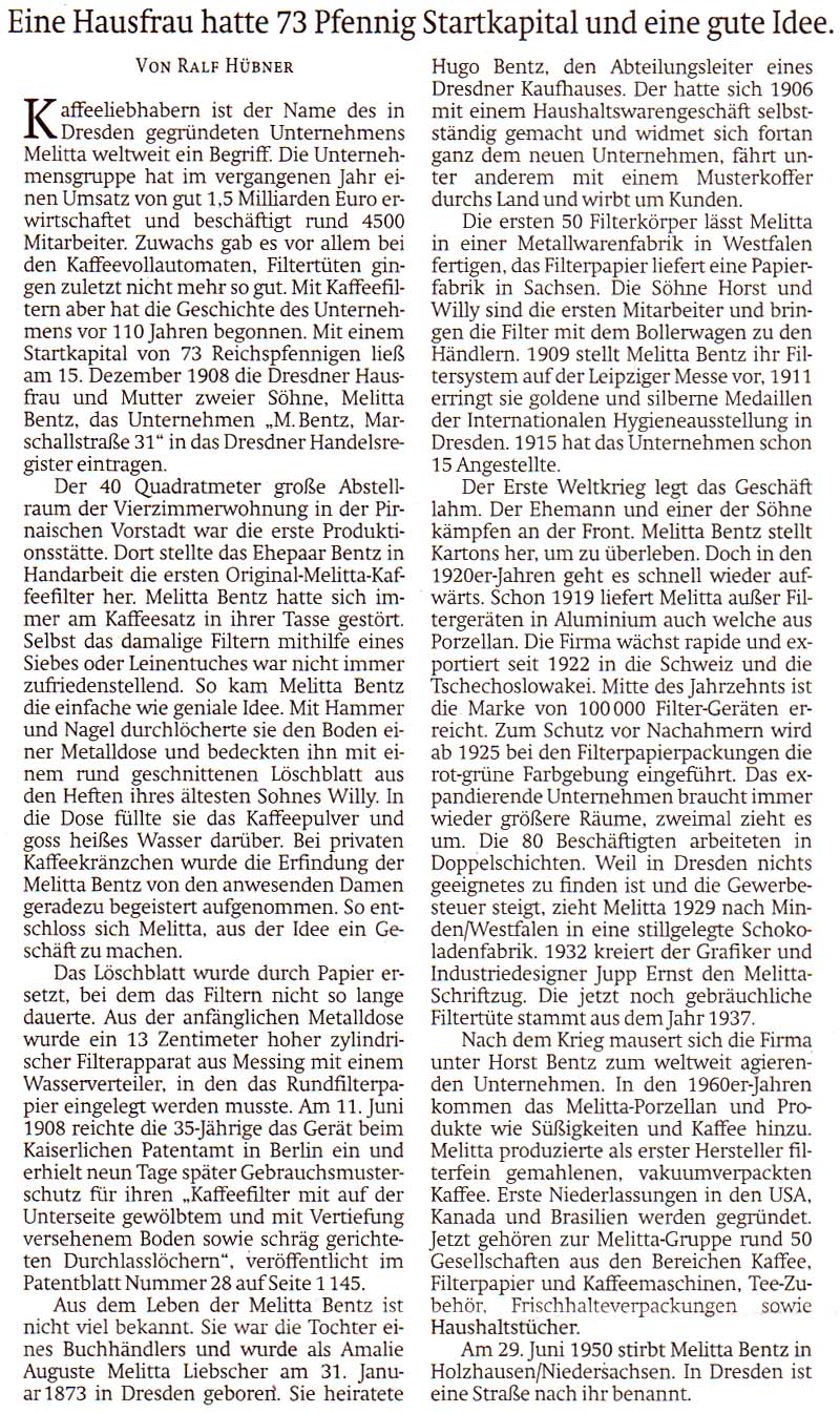 Artikel in der ´Sächsischen Zeitung´ vom 15. Dezember 2018