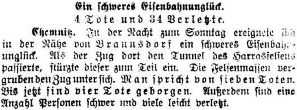 Artikel in der ´Dresdner Volkszeitung´ vom 15. Dezember 1913