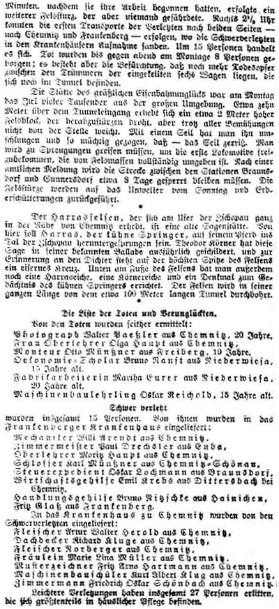 Artikel in der ´Dresdner Volkszeitung´ vom 16. Dezember 1913