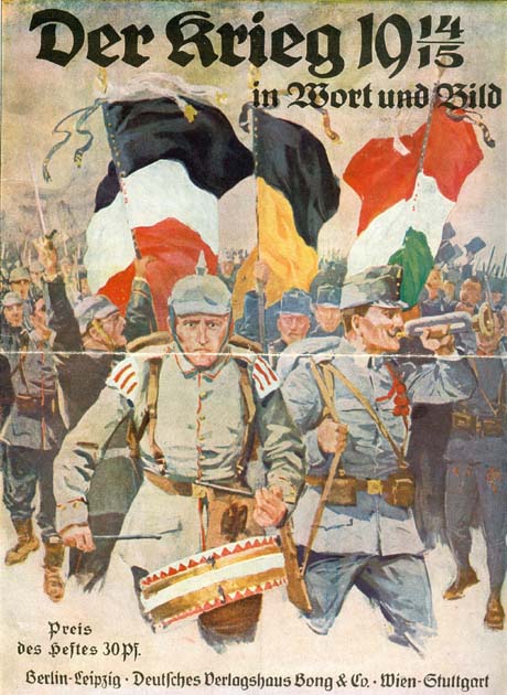 Plakat zum Kriegsbeginn