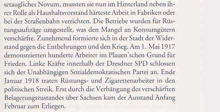 aus: ´Geschichte der Stadt Dresden´ von Uwe Schieferdecker, 2003, Seite 110