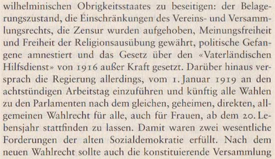 Volker Ullrich: Die Revolution von 1918/19, 2009, Seite 38