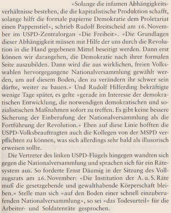 Volker Ullrich: Die Revolution von 1918/19, 2009, Seite 45