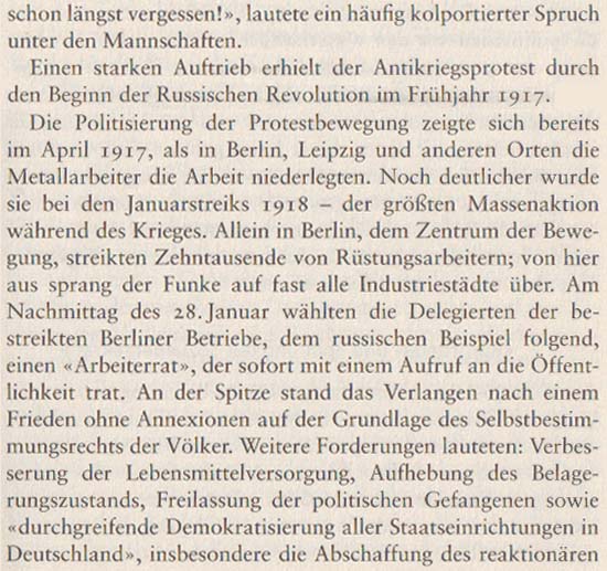 Volker Ullrich: Die Revolution von 1918/19, 2009, Seite 15