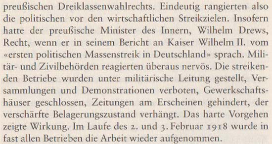 Volker Ullrich: Die Revolution von 1918/19, 2009, Seite 16