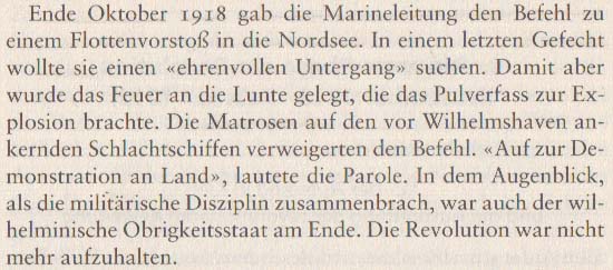 Volker Ullrich: Die Revolution von 1918/19, 2009, Seite 27