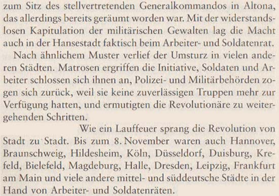 Volker Ullrich: Die Revolution von 1918/19, 2009, Seite 31