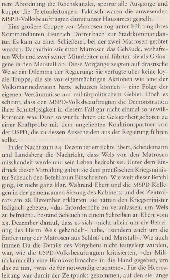 Volker Ullrich: Die Revolution von 1918/19, 2009, Seite 64