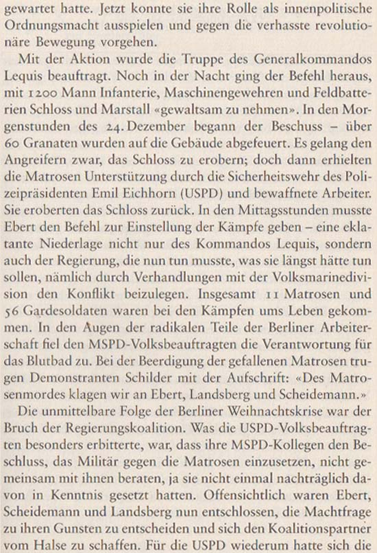 Volker Ullrich: Die Revolution von 1918/19, 2009, Seite 65