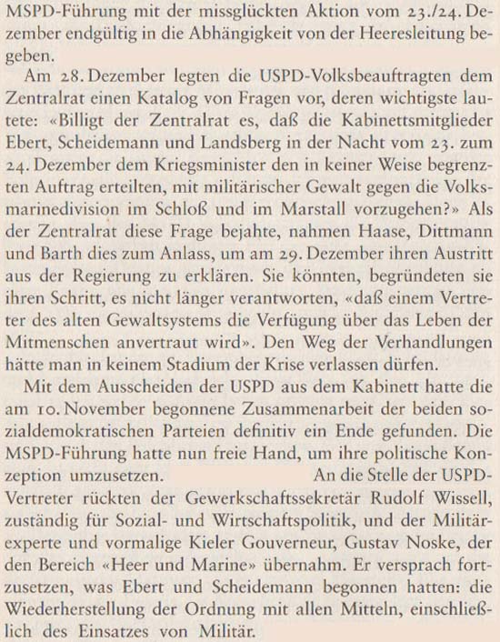 Volker Ullrich: Die Revolution von 1918/19, 2009, Seite 66