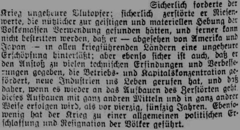 aus: ´Dresdner Volks-Zeitung´ vom 11.10.1918, Seite 2