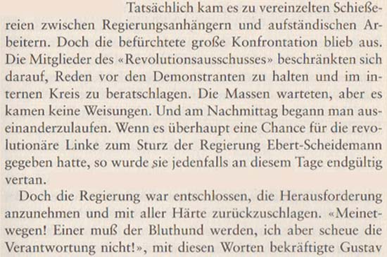Volker Ullrich: Die Revolution von 1918/19, 2009, Seite 71 oben