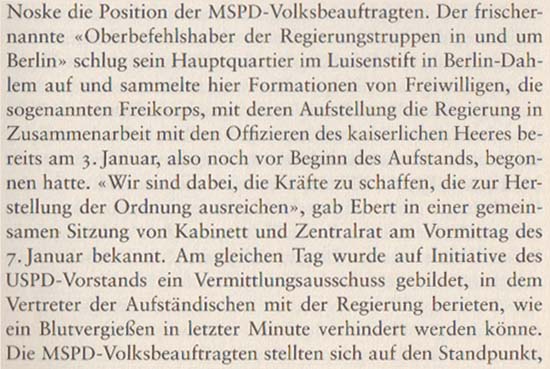 Volker Ullrich: Die Revolution von 1918/19, 2009, Seite 71 unten