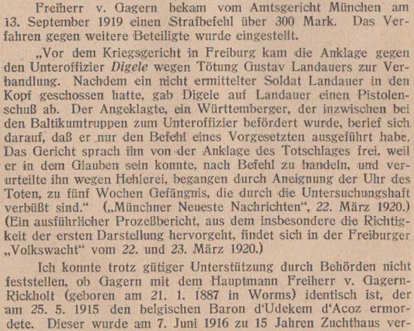 Emil Julius Gumbel: Vier Jahre politischer Mord, 5. Auflage, 1922, Seite 34 unten