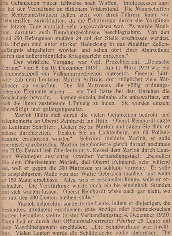 Emil Julius Gumbel: Vier Jahre politischer Mord, 5. Auflage, 1922, Seite 21 oben