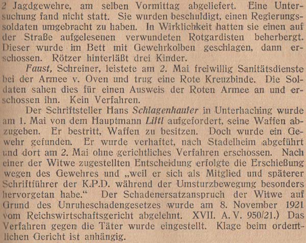Emil Julius Gumbel: Vier Jahre politischer Mord, 5. Auflage, 1922, Seite 33