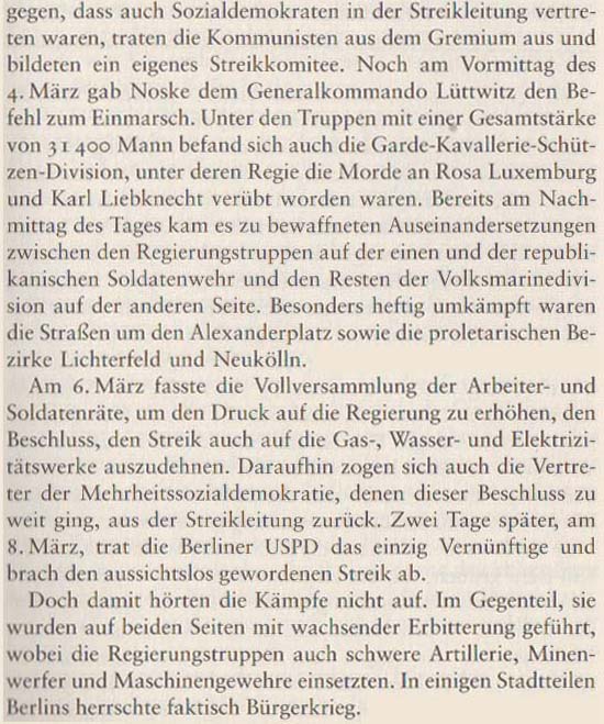 Volker Ullrich: Die Revolution von 1918/19, 2009, Seite 89 unten