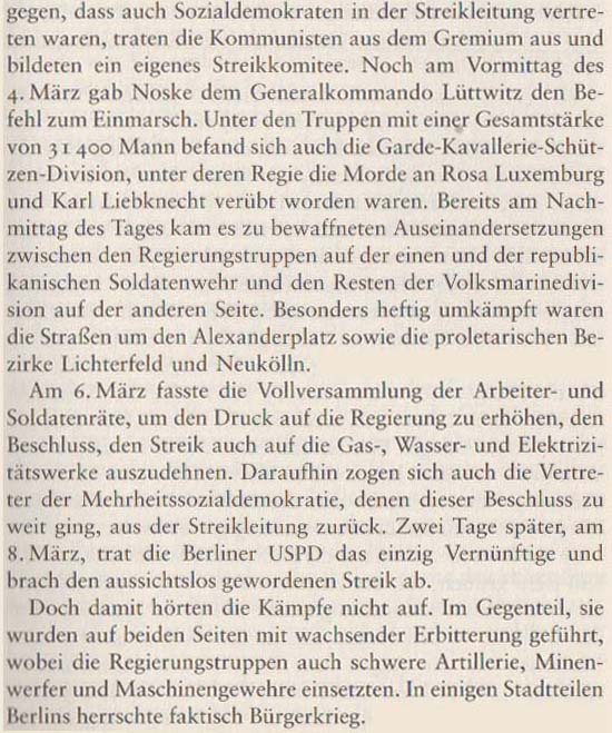 Volker Ullrich: Die Revolution von 1918/19, 2009, Seite 89 unten