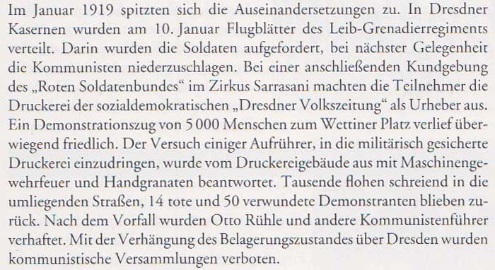 aus: ´Geschichte der Stadt Dresden´ von Uwe Schieferdecker, 2003, Seite 113