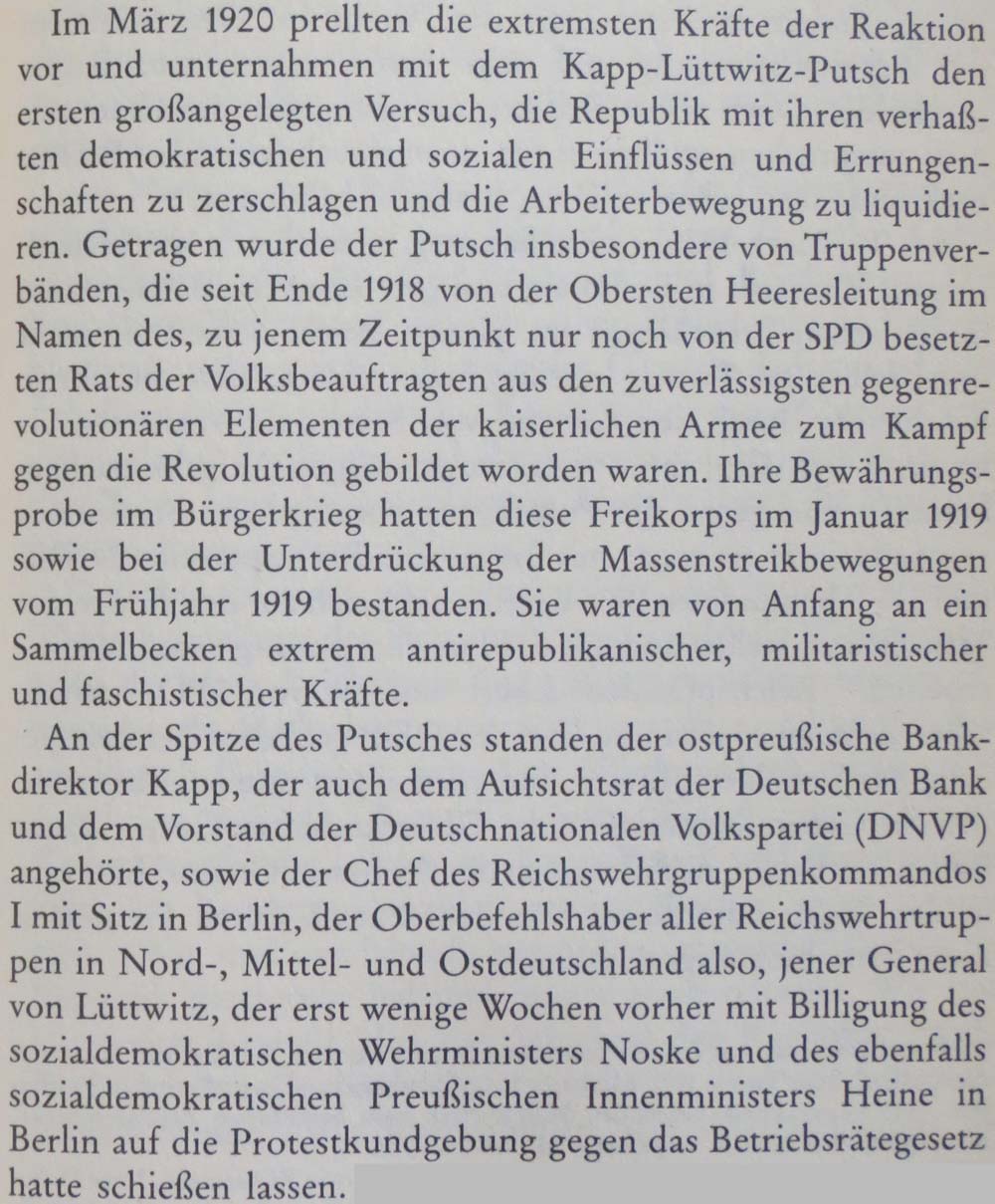 aus: ´Geschichte der deutschen Gewerkschaftsbewegung´, Seite 197