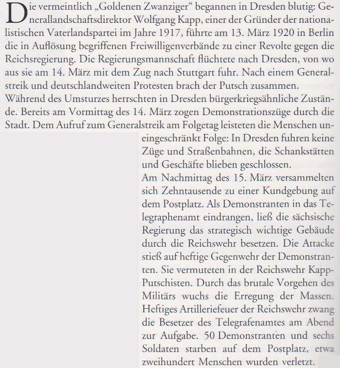 aus: ´Geschichte der Stadt Dresden´ von Uwe Schieferdecker, 2003, Seite 114