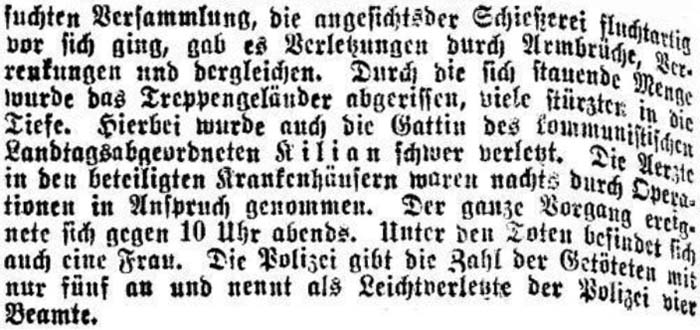 Artikel in der ´Dresdner Volks-Zeitung´ vom 14. März 1925, Seite 2, Teil 2