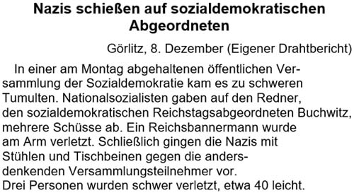 Text zu ´Sozialistische Arbeiterzeitung´ vom 9. Dezember 1931