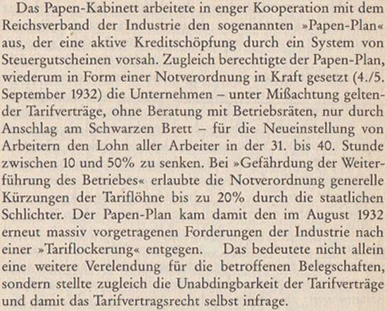 aus: ´Geschichte der deutschen Gewerkschaftsbewegung´, Seite 321