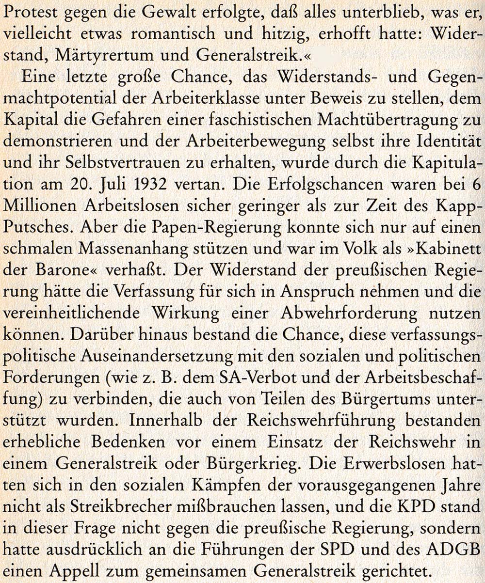aus: ´Geschichte der deutschen Gewerkschaftsbewegung´, Seite 316