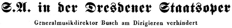 Überschrift zum Artikel in der ´Vossischen Zeitung´ vom 8. März 1933