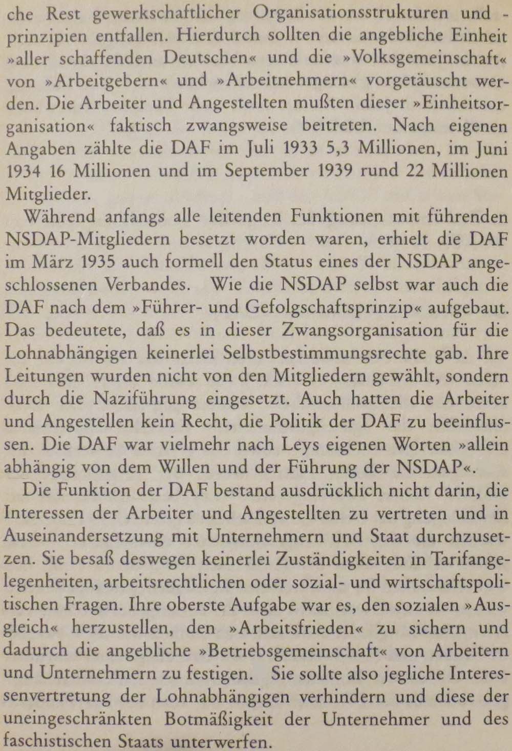 aus: ´Geschichte der deutschen Gewerkschaftsbewegung´, Seite 350