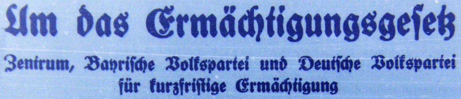 Artikelüberschrift im ´Dresdner Anzeiger´ vom 1.2.1933